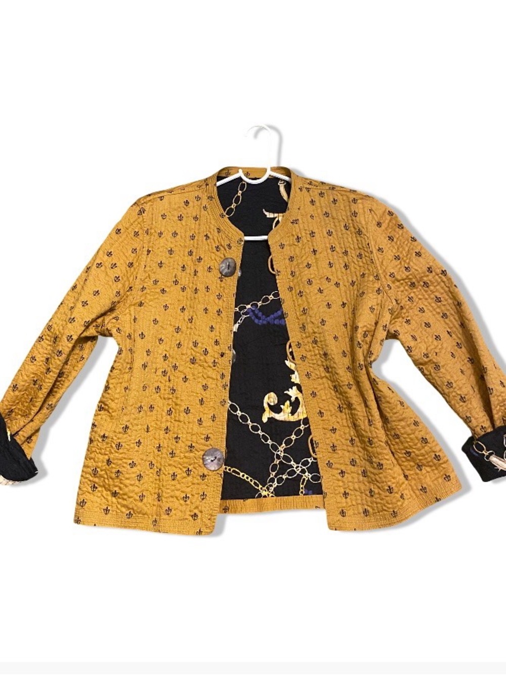 Quilted Kantha reversible Jacket